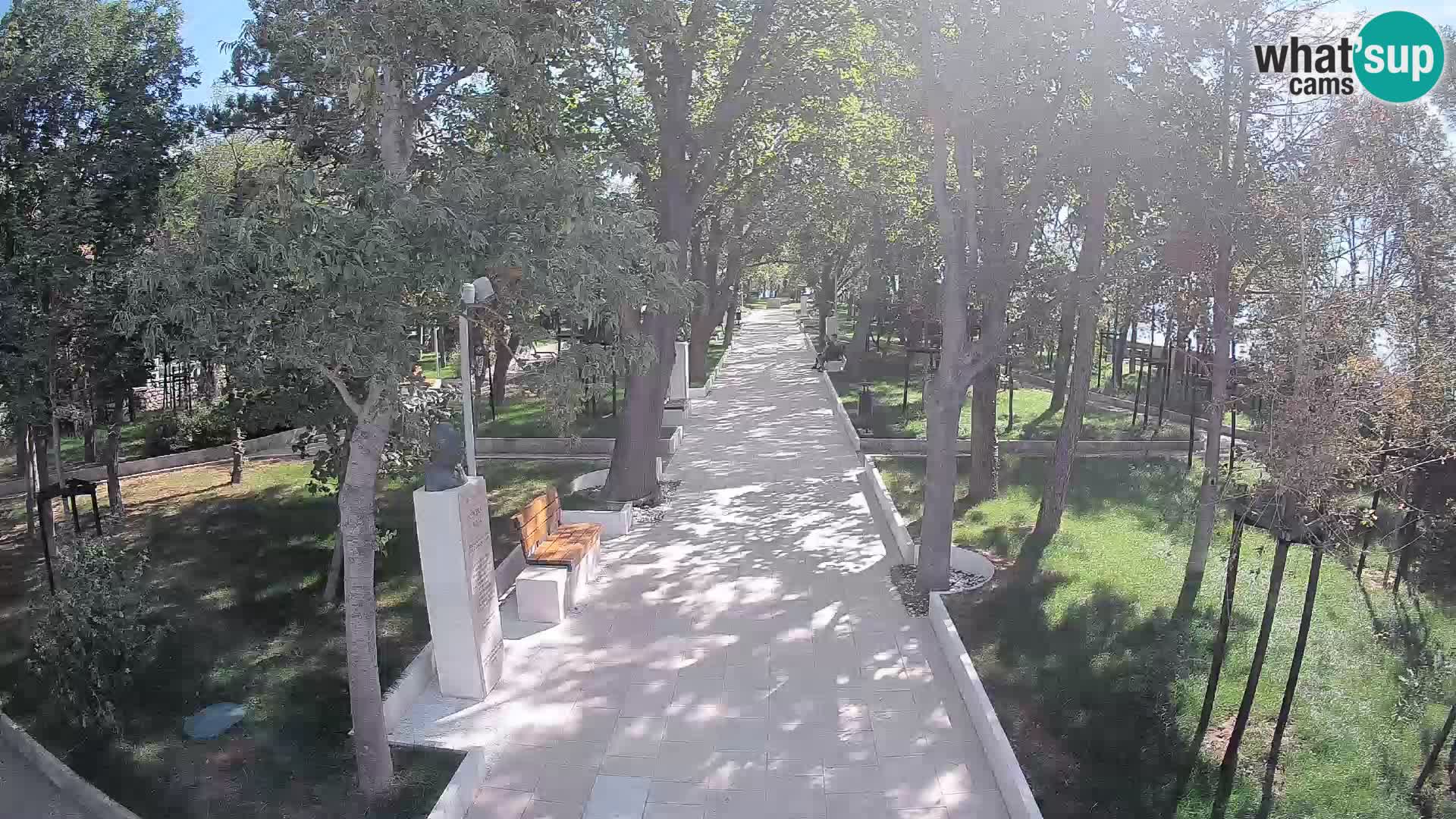 Webcam Schriftstellerpark Senj – Live am Meer