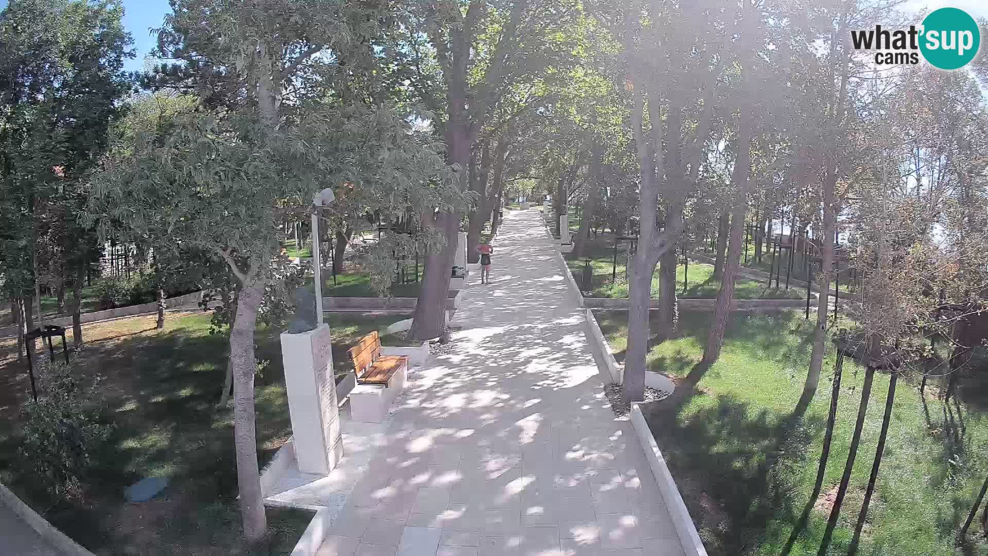 Webcam Schriftstellerpark Senj – Live am Meer