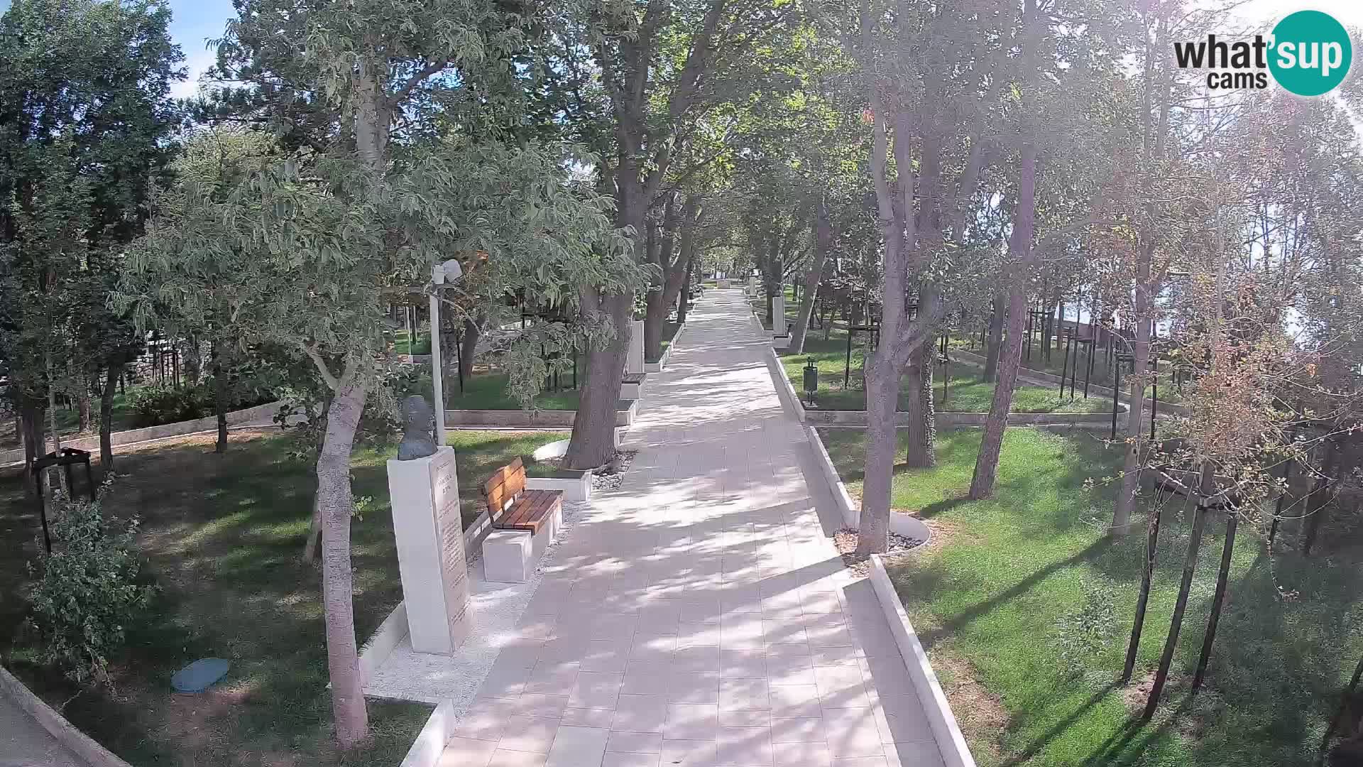 Webcam Schriftstellerpark Senj – Live am Meer