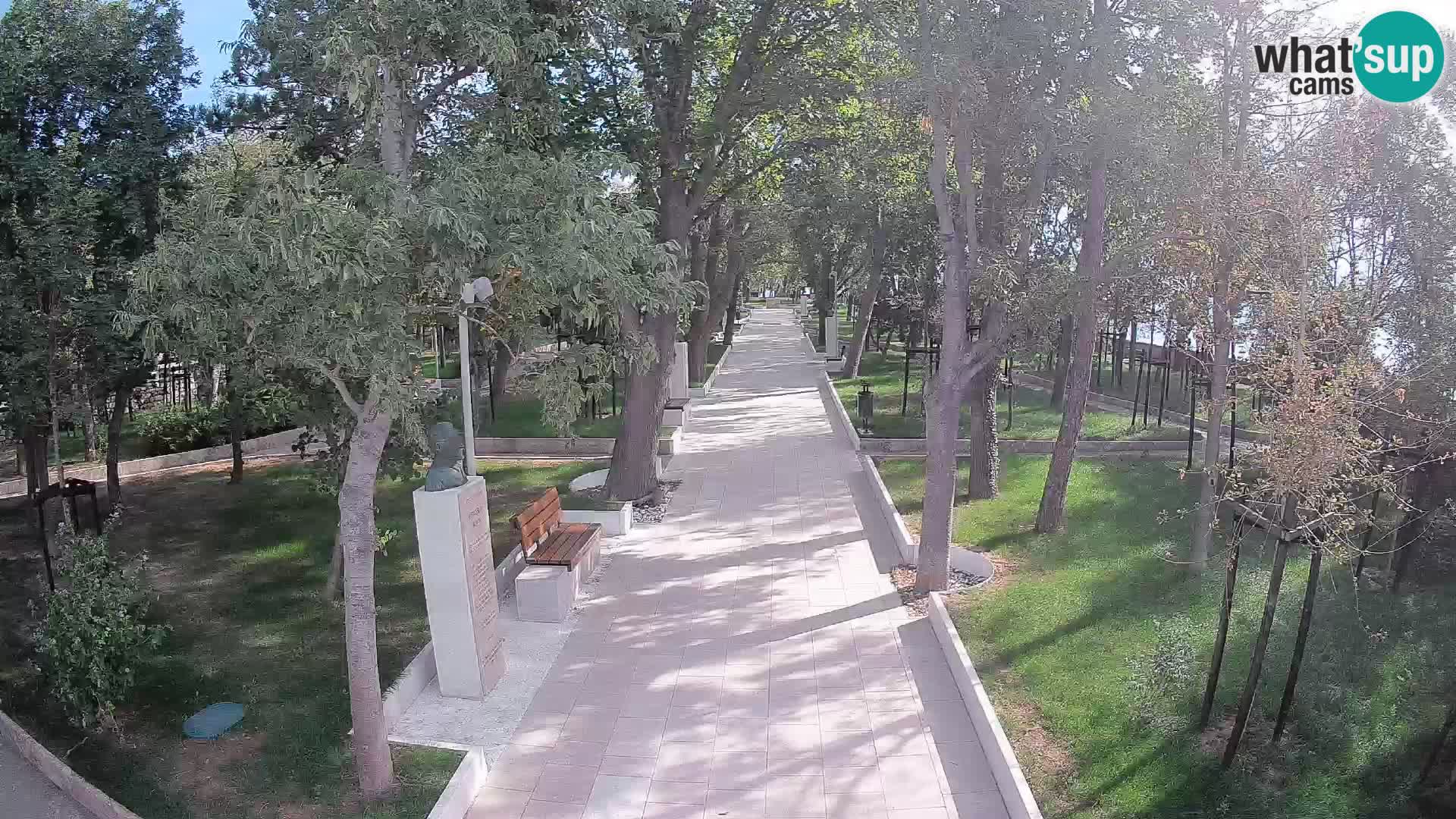 Webcam Schriftstellerpark Senj – Live am Meer