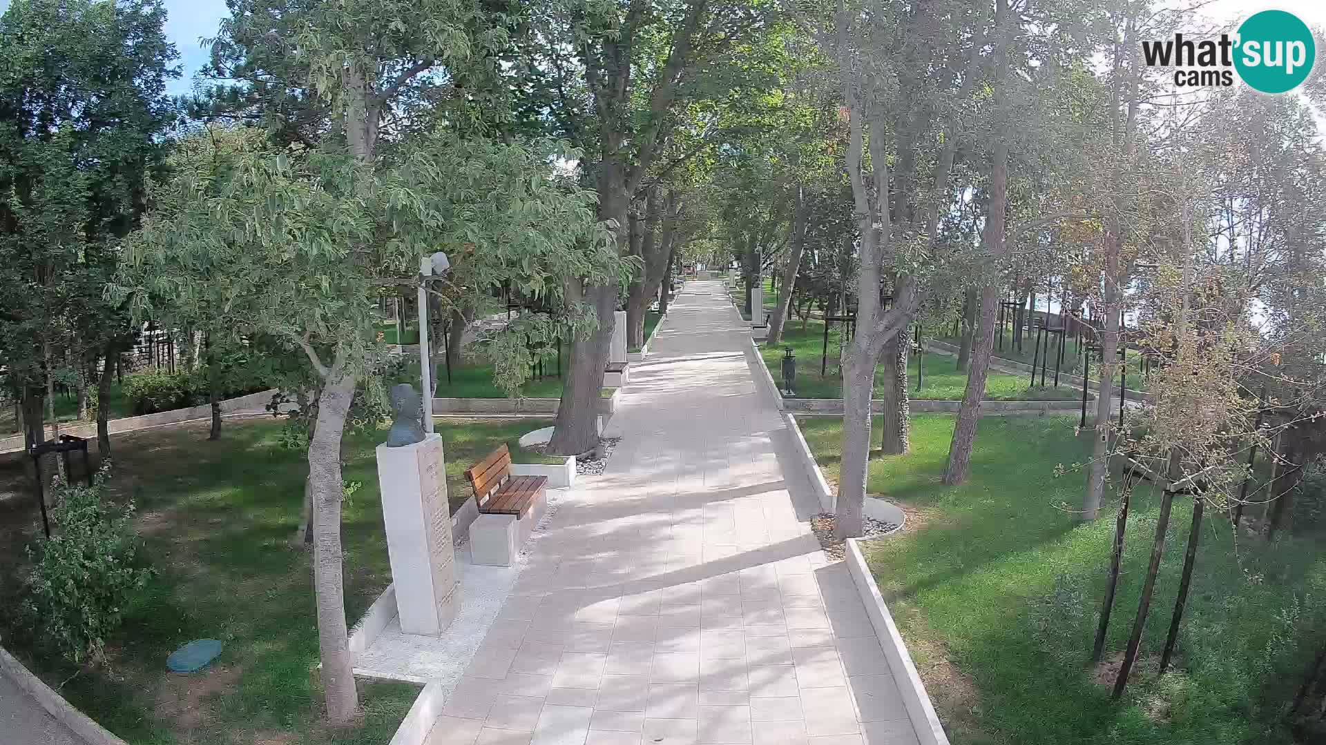 Writers’ Park Webcam Senj – Live by the Sea