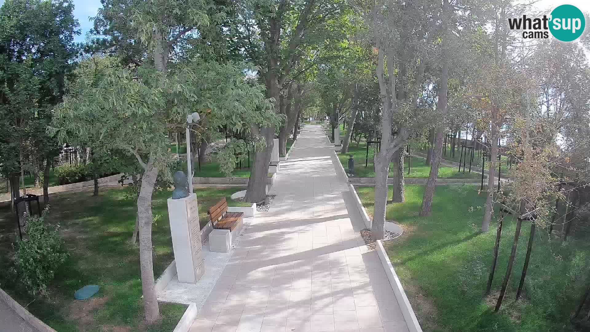 Writers’ Park Webcam Senj – Live by the Sea