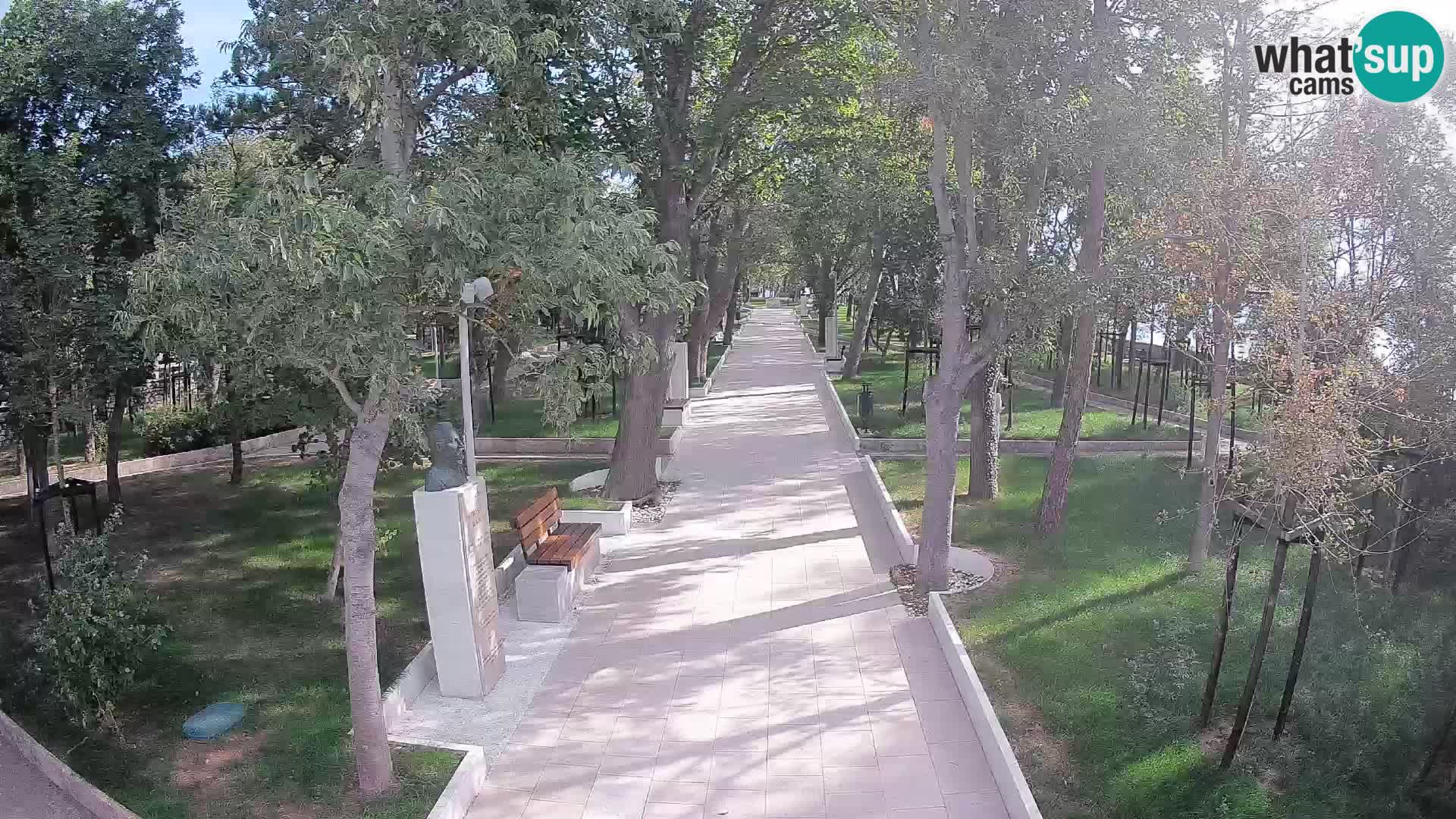 Writers’ Park Webcam Senj – Live by the Sea