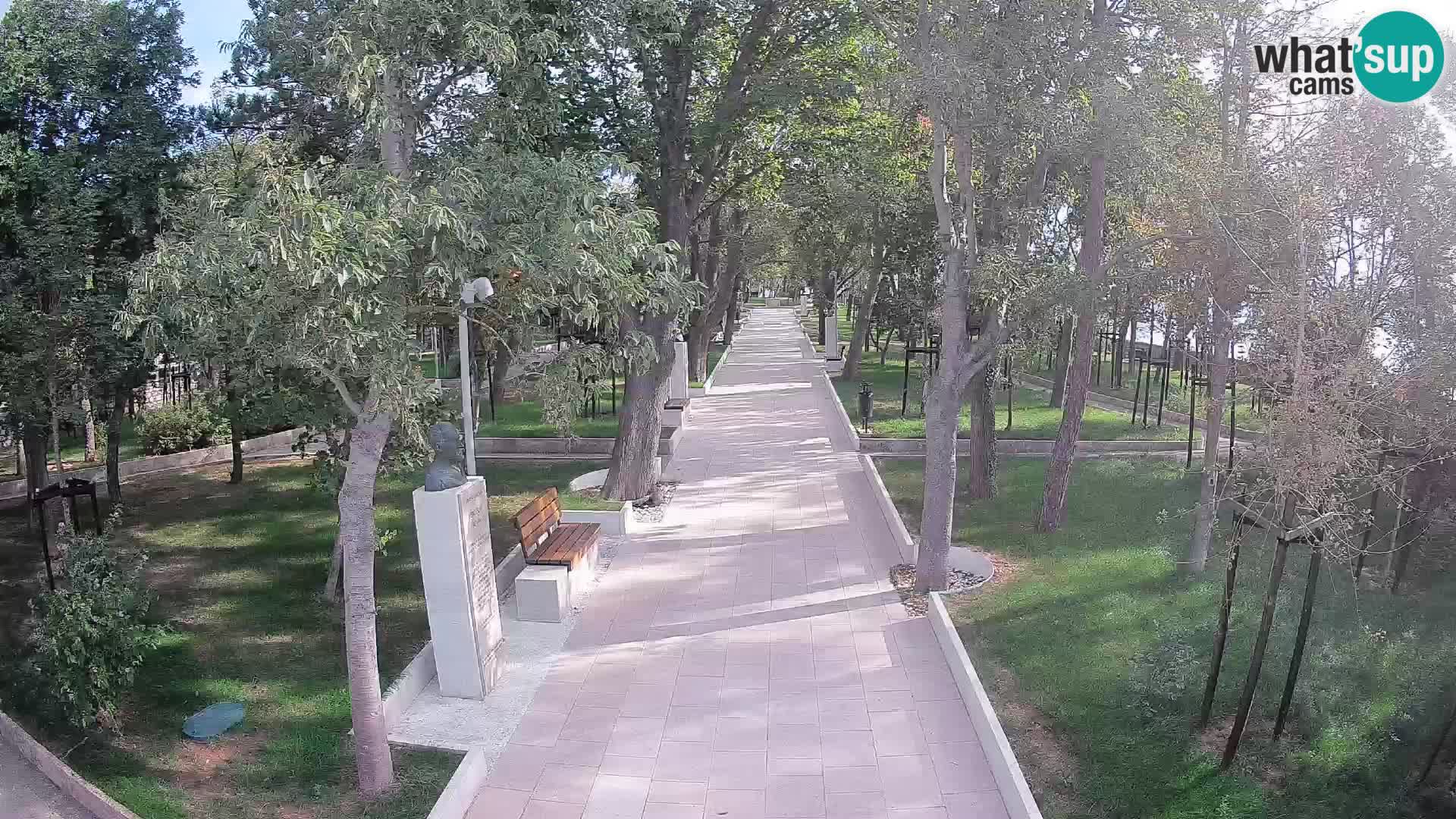 Writers’ Park Webcam Senj – Live by the Sea