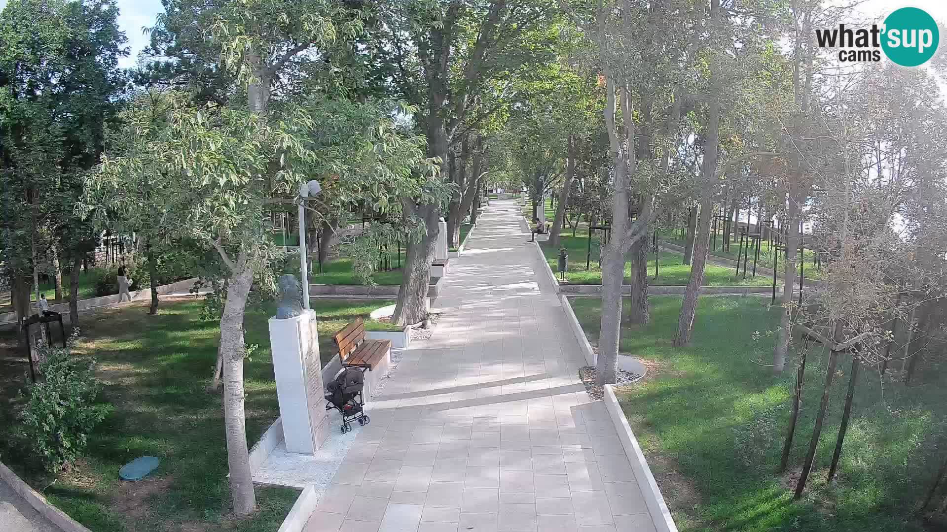 Writers’ Park Webcam Senj – Live by the Sea