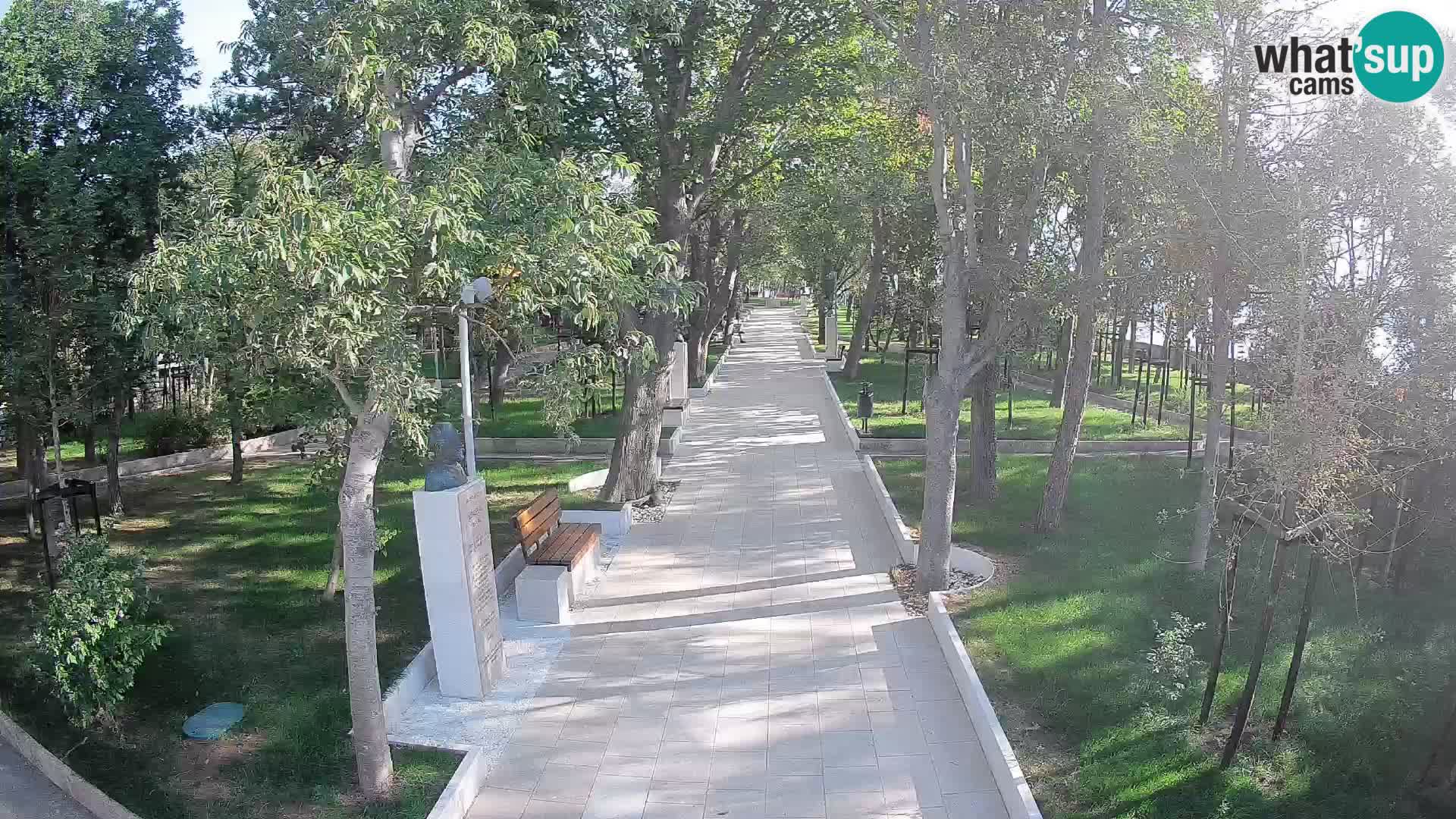 Writers’ Park Webcam Senj – Live by the Sea