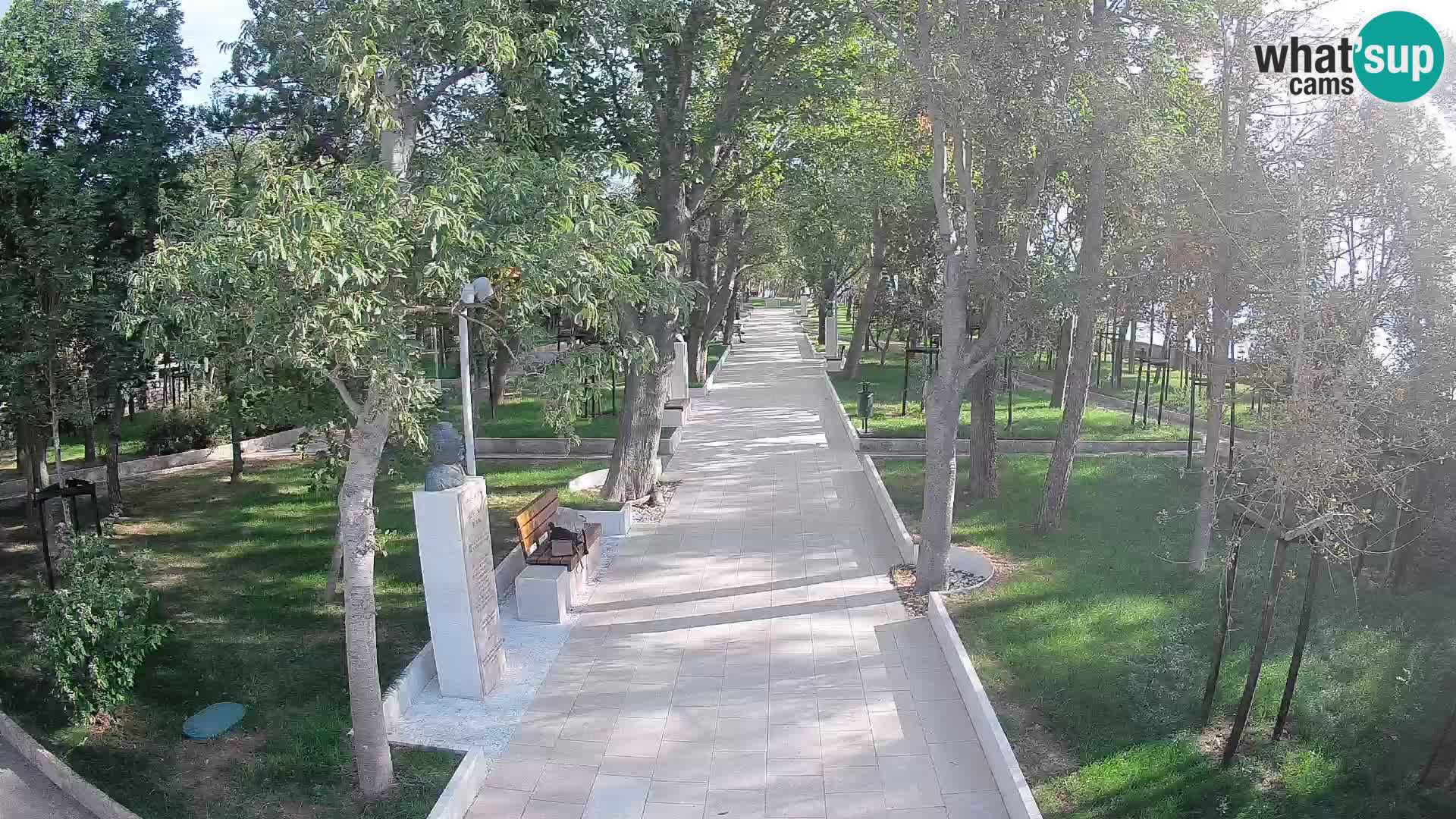 Writers’ Park Webcam Senj – Live by the Sea