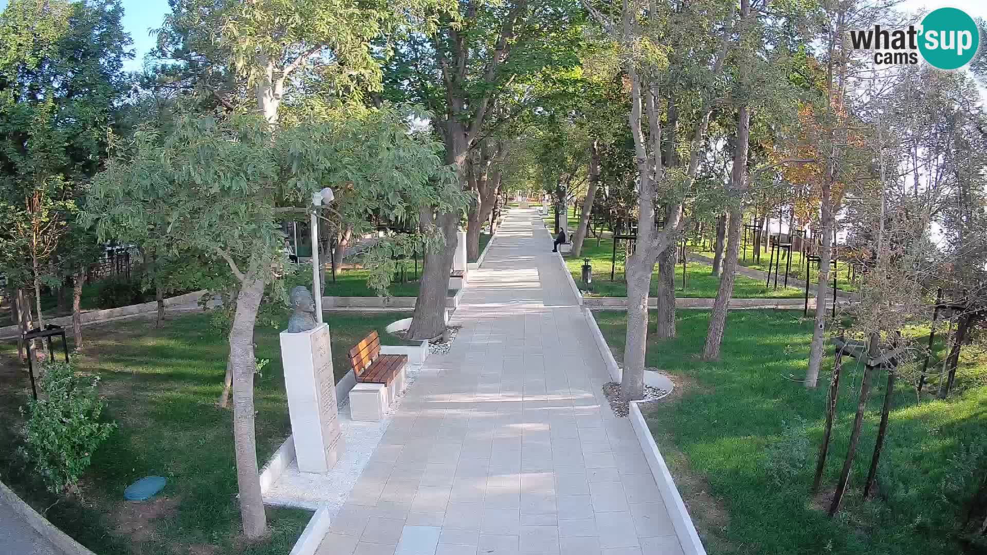 Writers’ Park Webcam Senj – Live by the Sea