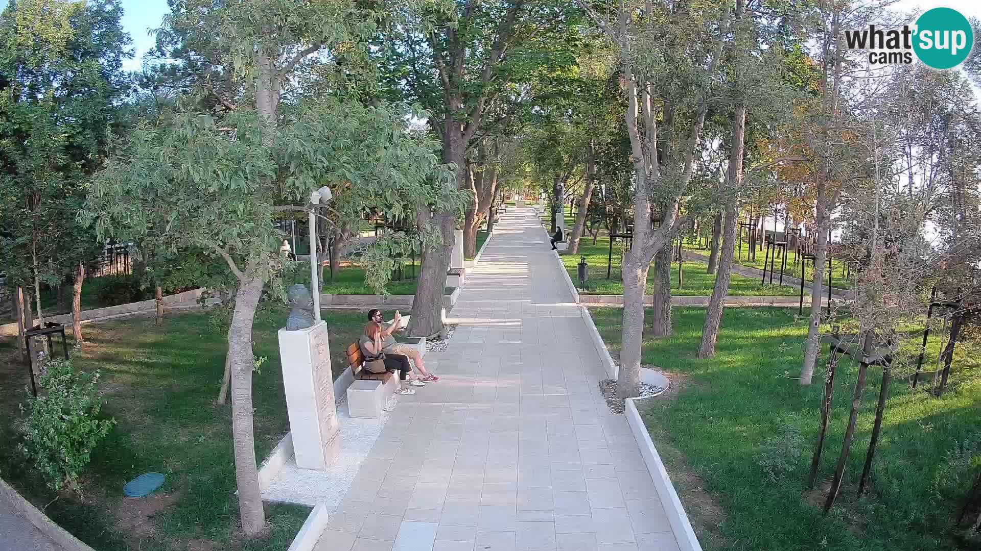 Writers’ Park Webcam Senj – Live by the Sea