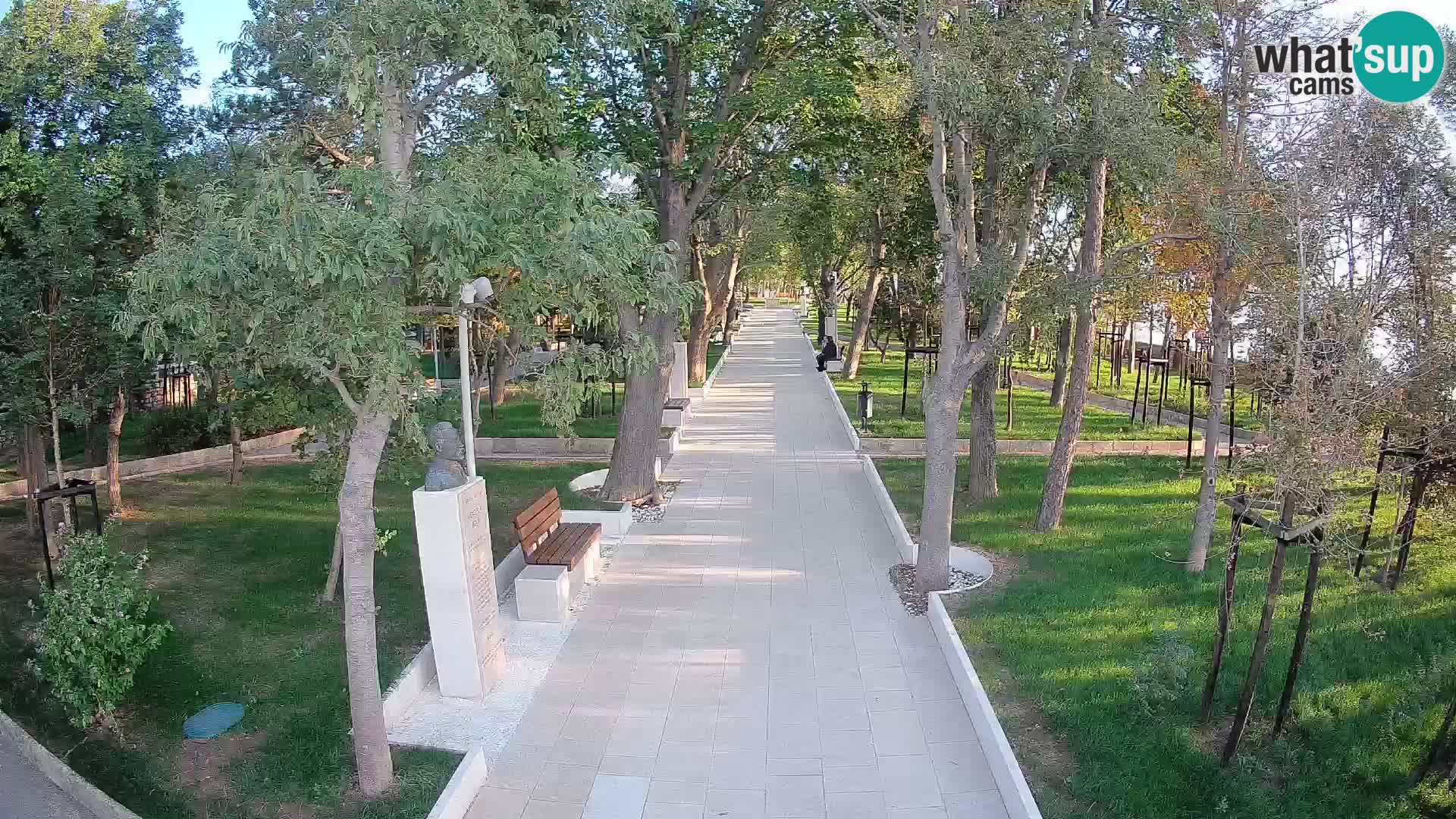 Webcam Schriftstellerpark Senj – Live am Meer
