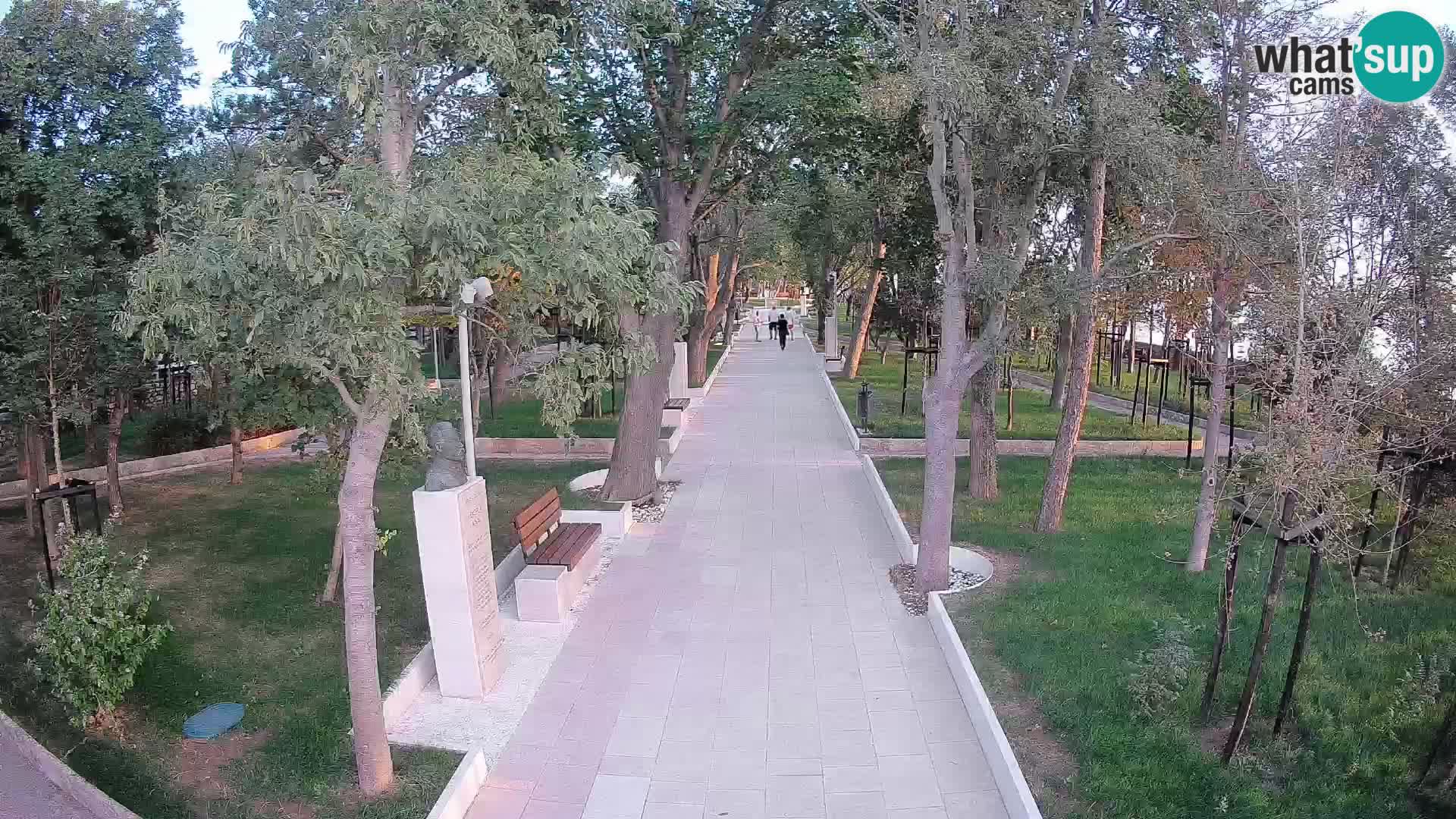 Writers’ Park Webcam Senj – Live by the Sea