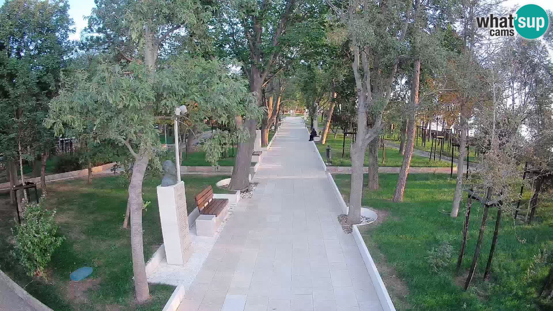 Writers’ Park Webcam Senj – Live by the Sea
