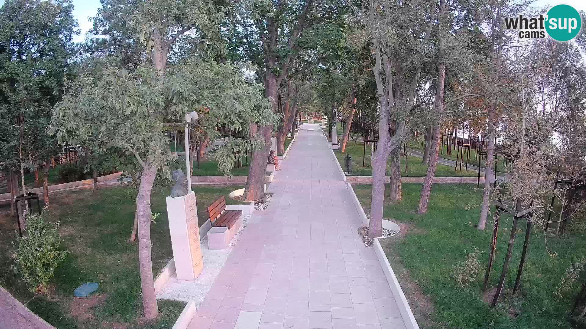 Writers’ Park Webcam Senj – Live by the Sea