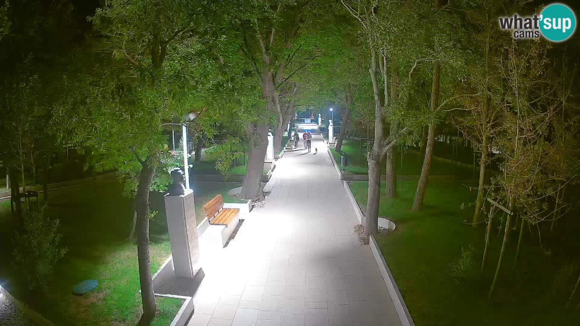 Webcam Schriftstellerpark Senj – Live am Meer