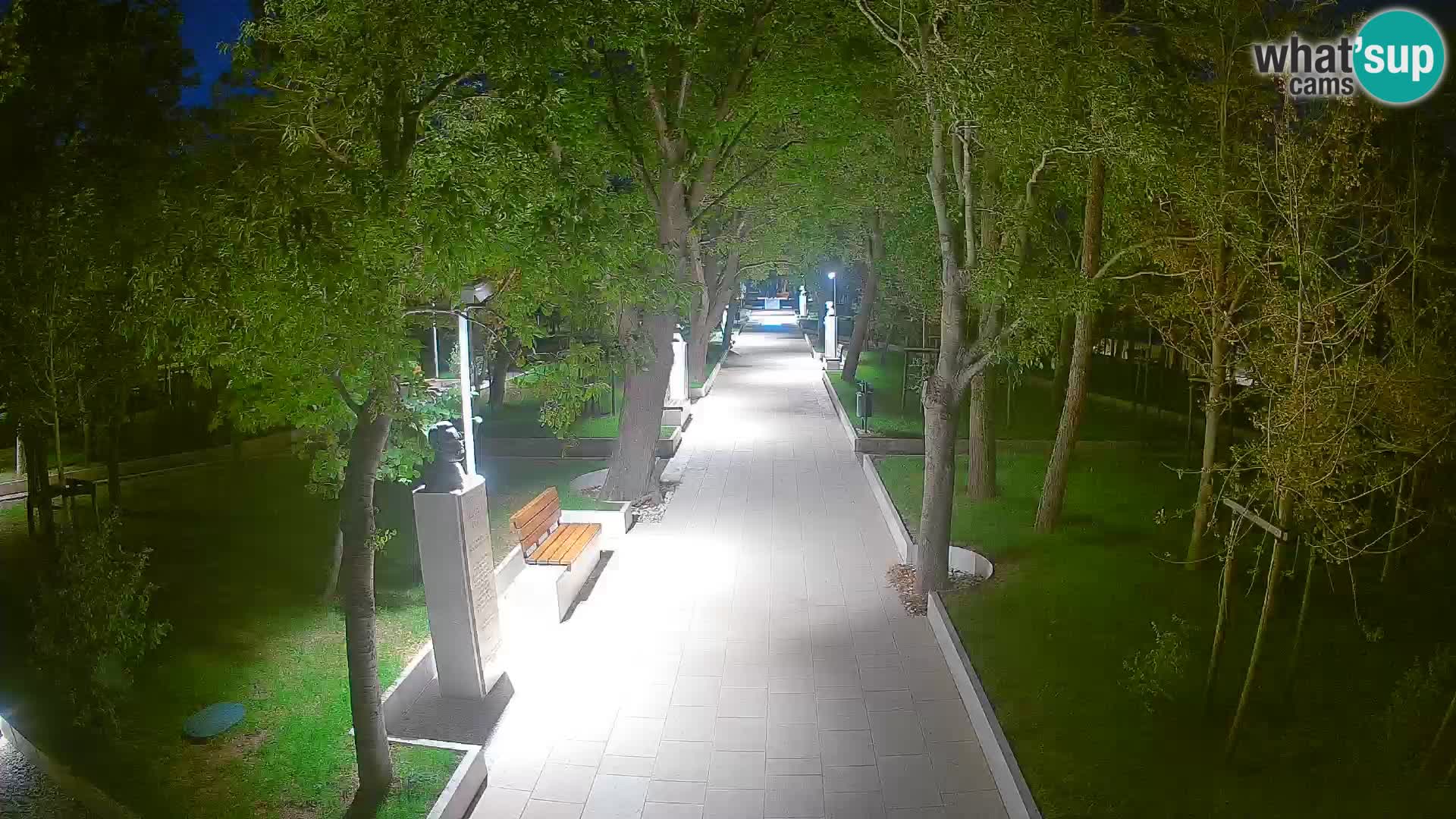 Writers’ Park Webcam Senj – Live by the Sea