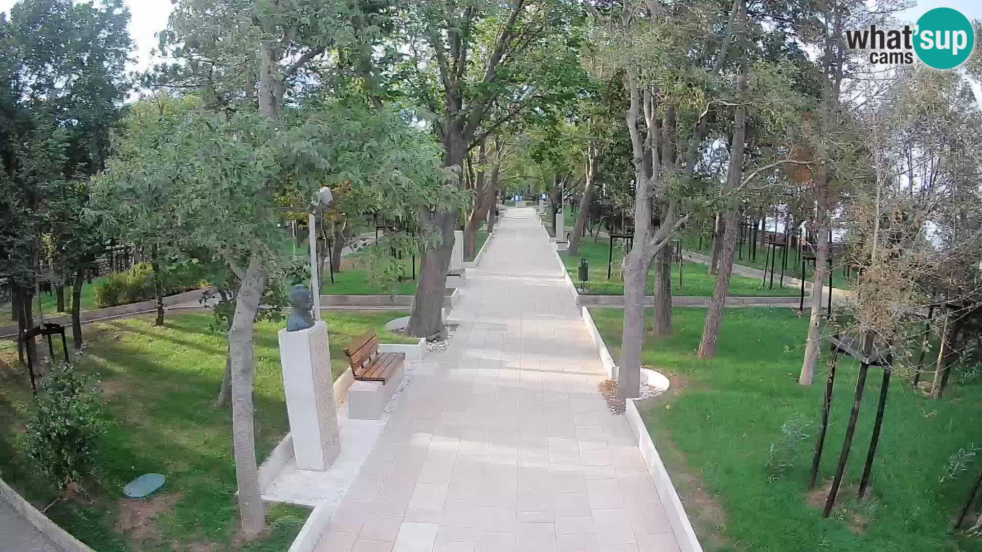Writers’ Park Webcam Senj – Live by the Sea