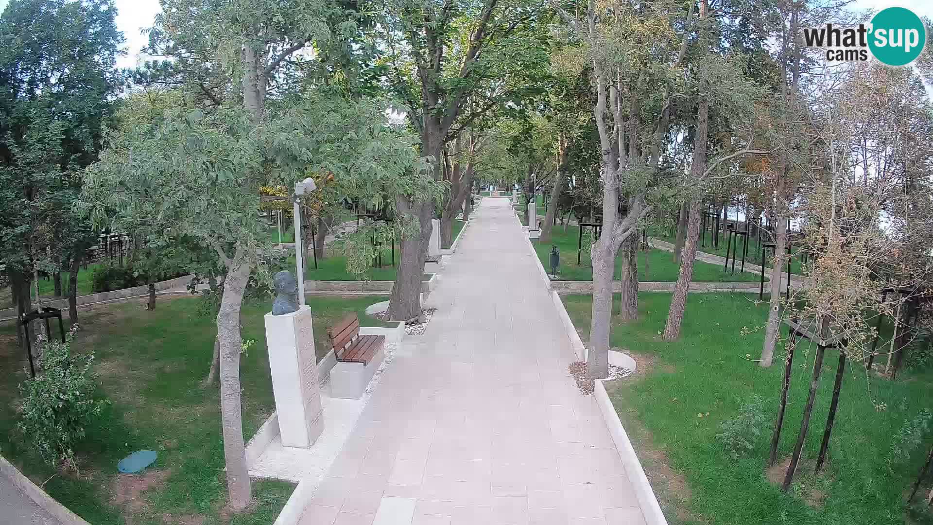 Writers’ Park Webcam Senj – Live by the Sea