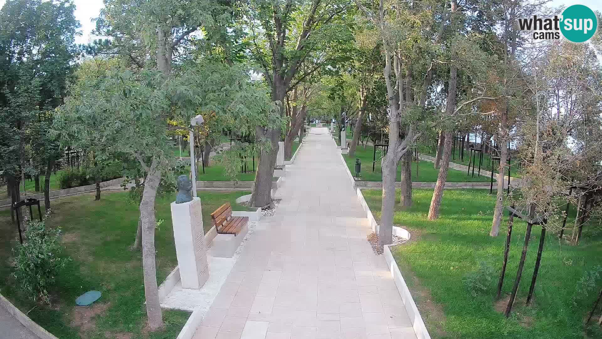 Writers’ Park Webcam Senj – Live by the Sea