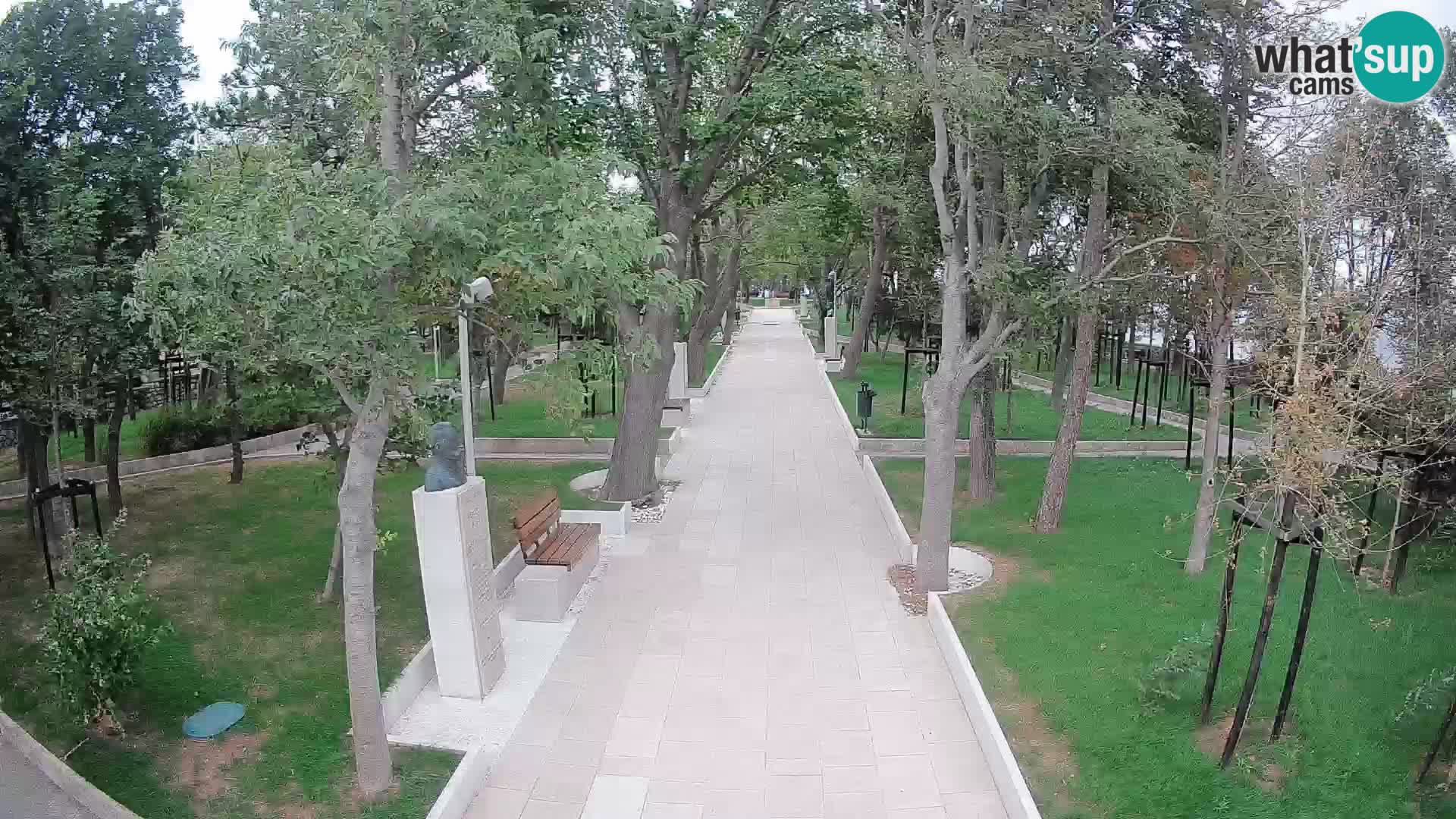 Webcam Schriftstellerpark Senj – Live am Meer