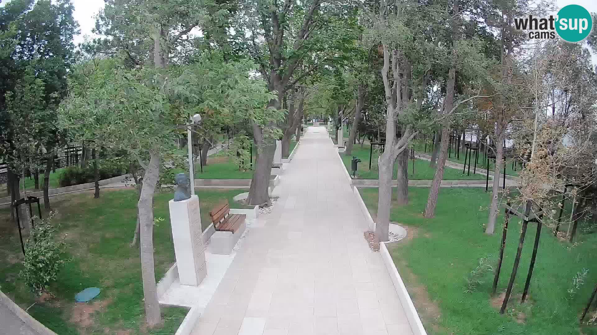 Writers’ Park Webcam Senj – Live by the Sea