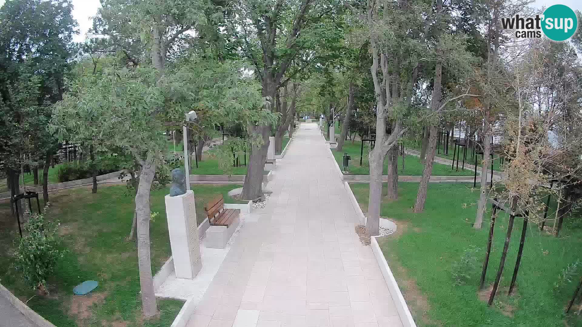 Writers’ Park Webcam Senj – Live by the Sea