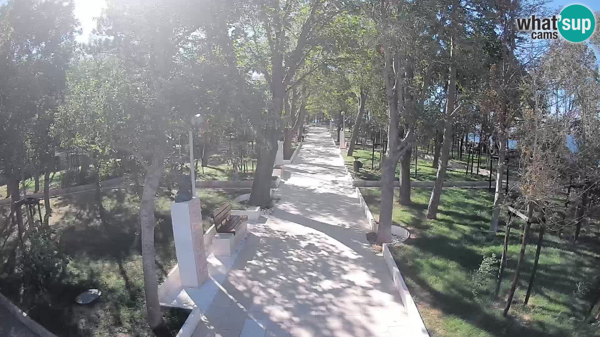 Webcam Schriftstellerpark Senj – Live am Meer