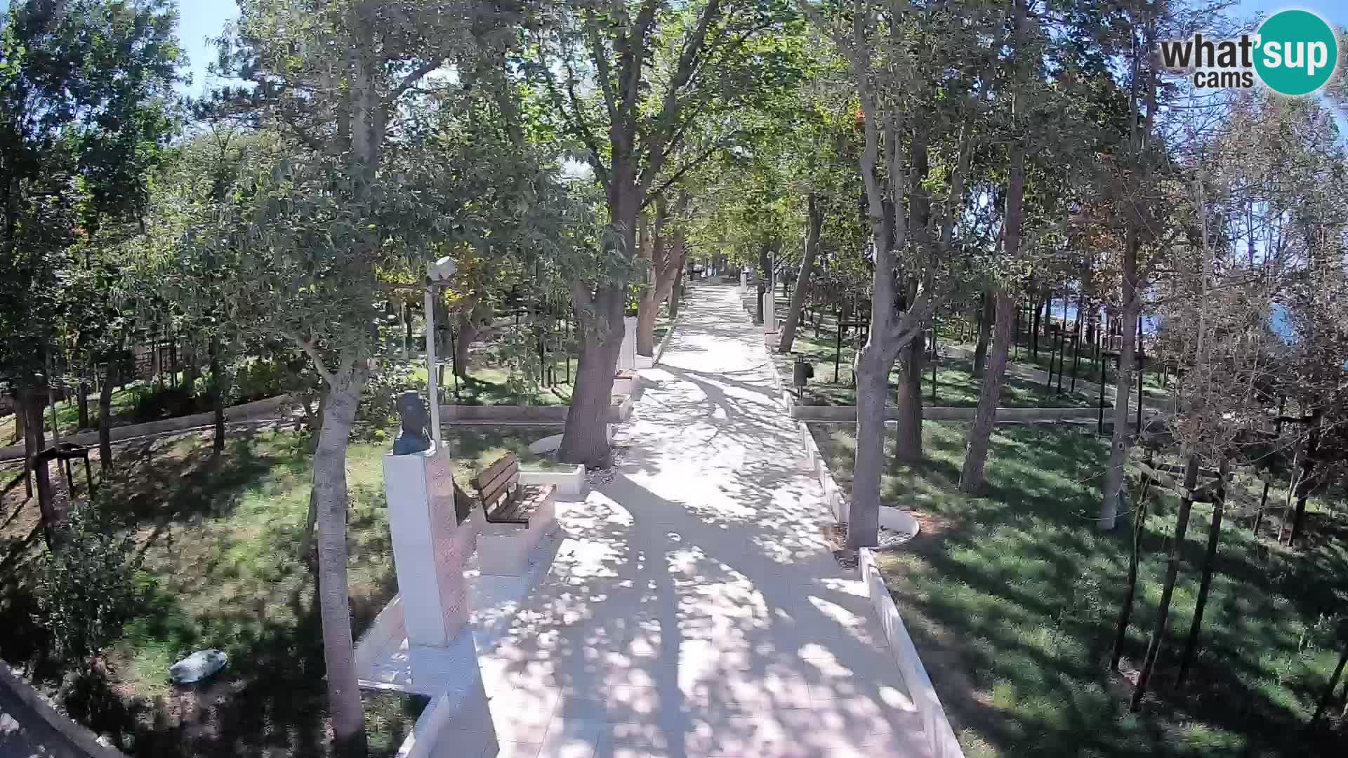 Writers’ Park Webcam Senj – Live by the Sea