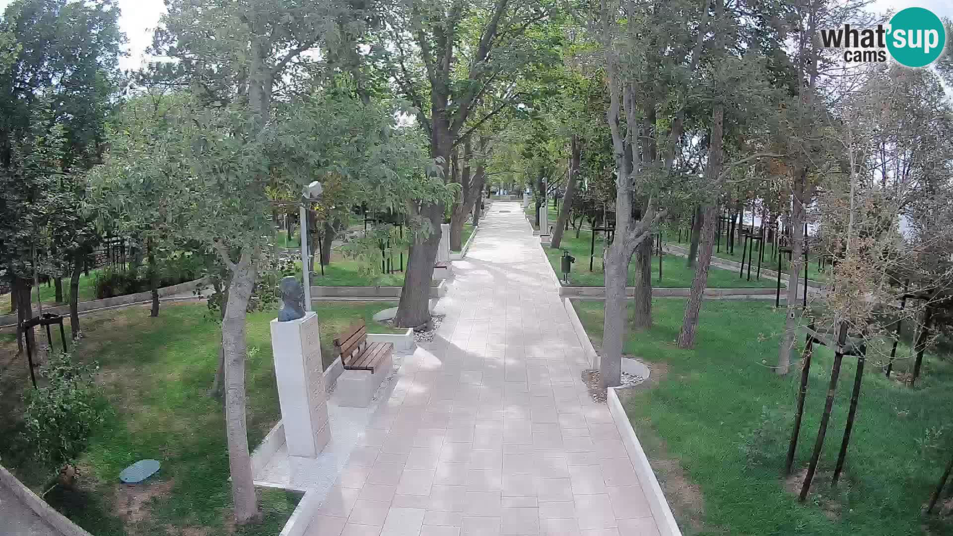 Writers’ Park Webcam Senj – Live by the Sea