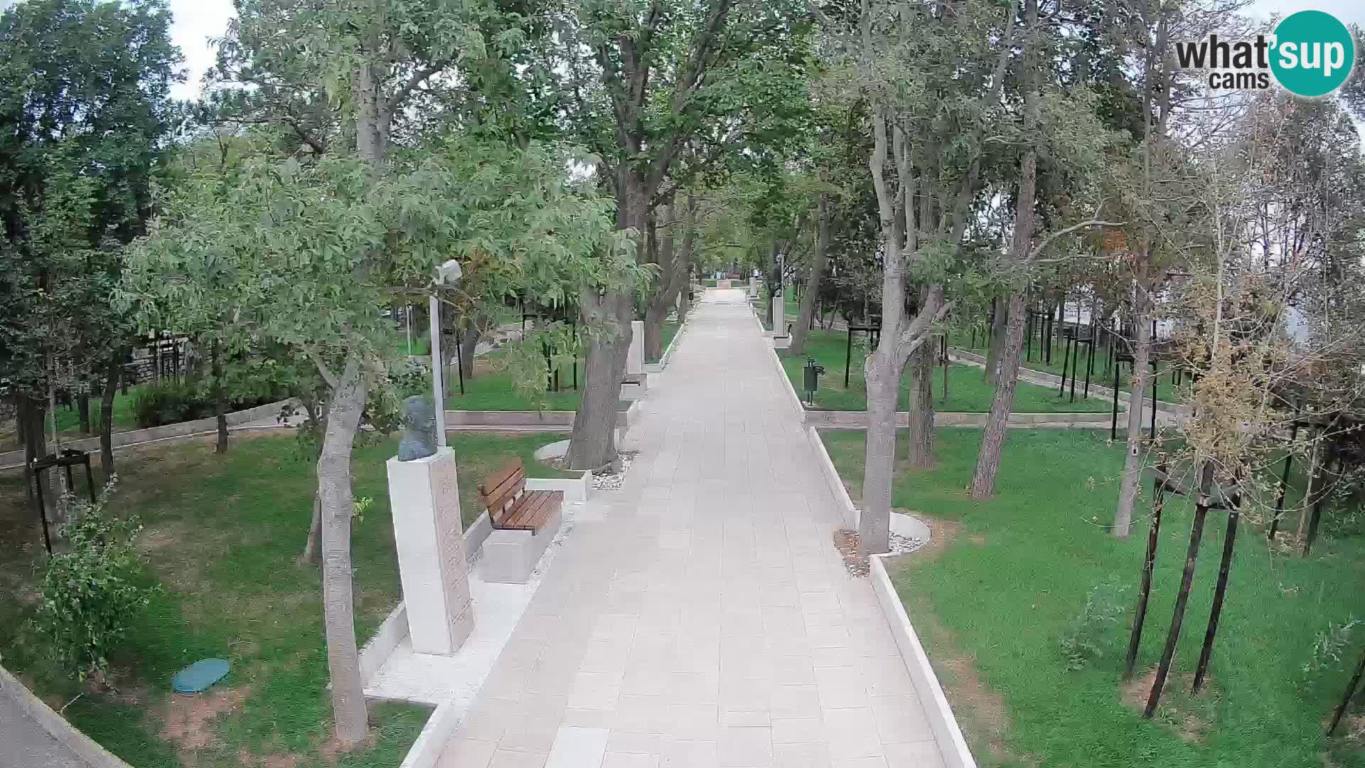 Writers’ Park Webcam Senj – Live by the Sea