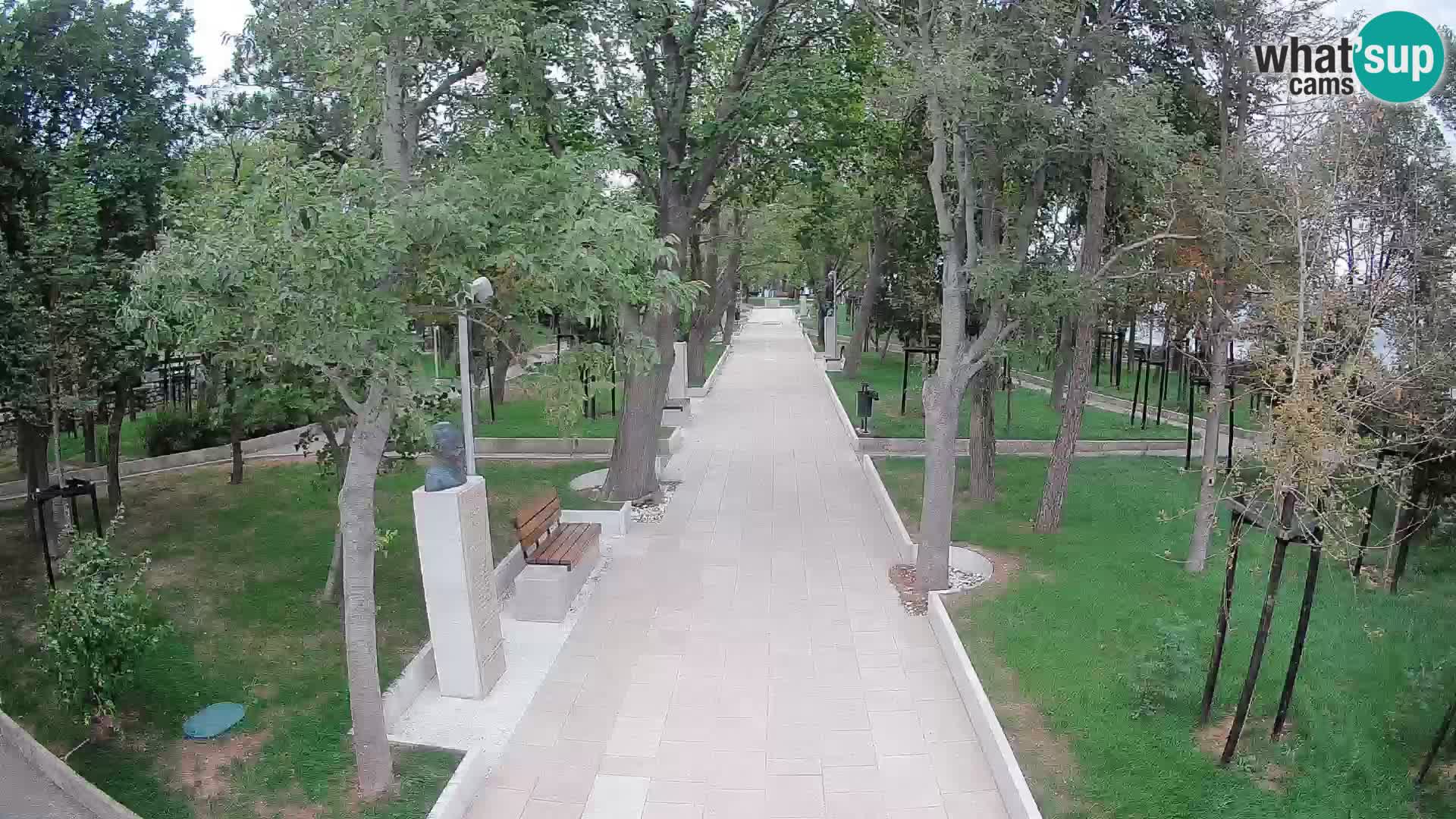 Writers’ Park Webcam Senj – Live by the Sea