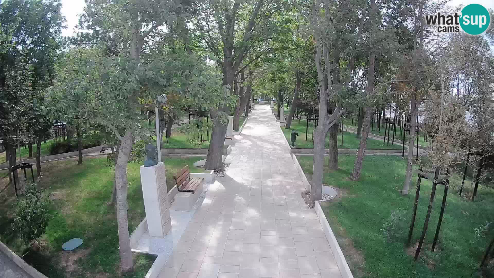 Writers’ Park Webcam Senj – Live by the Sea
