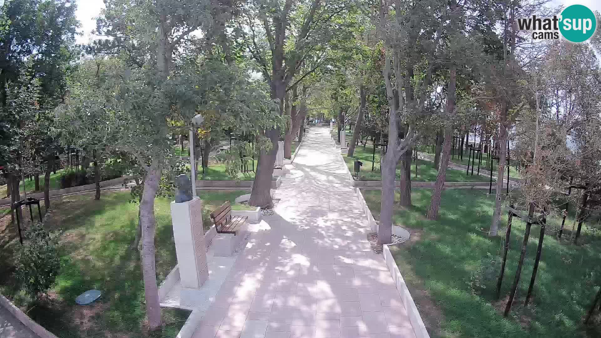 Webcam Schriftstellerpark Senj – Live am Meer