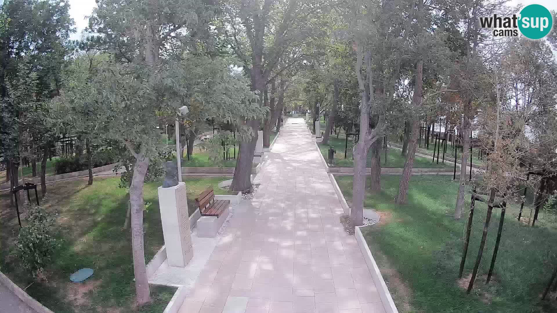 Writers’ Park Webcam Senj – Live by the Sea