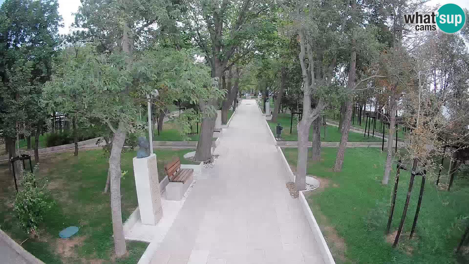Writers’ Park Webcam Senj – Live by the Sea