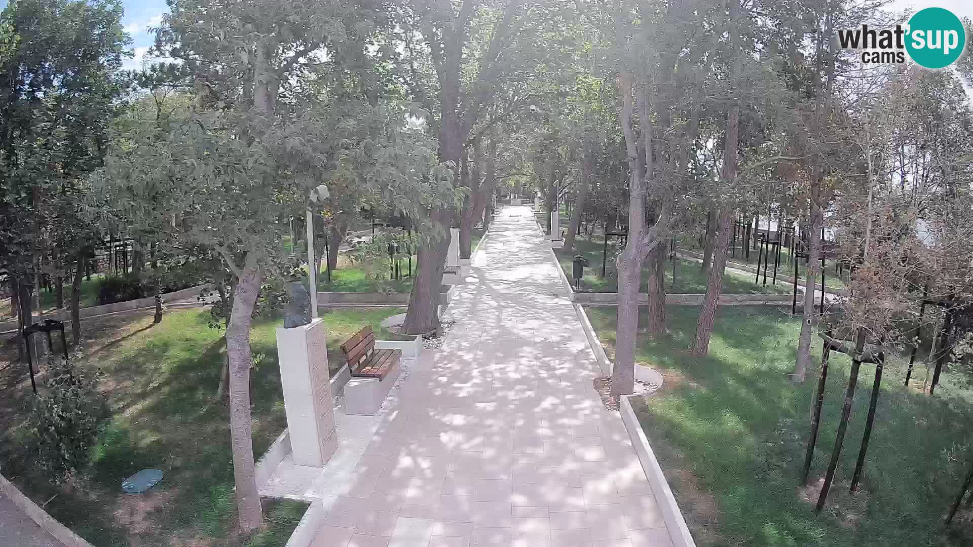 Webcam Schriftstellerpark Senj – Live am Meer