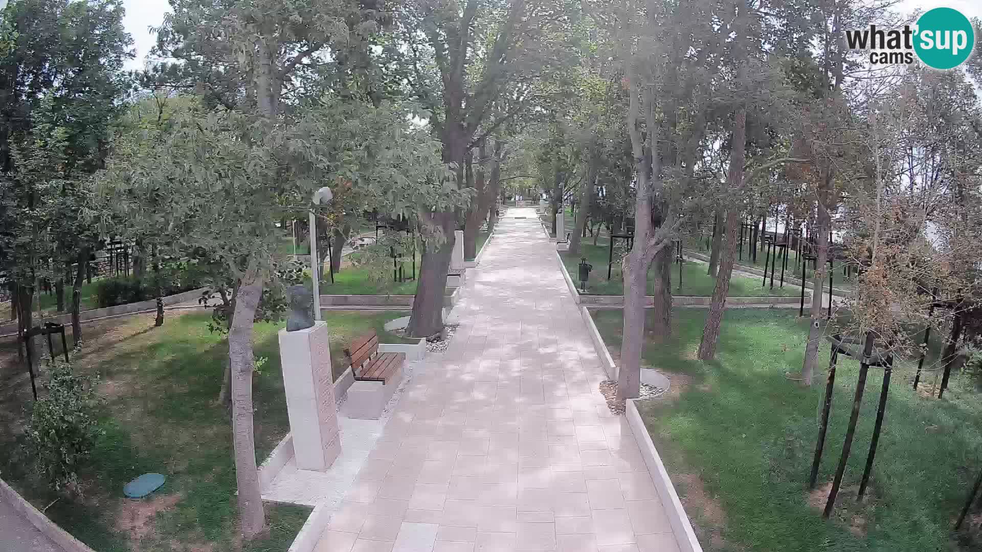 Webcam Schriftstellerpark Senj – Live am Meer