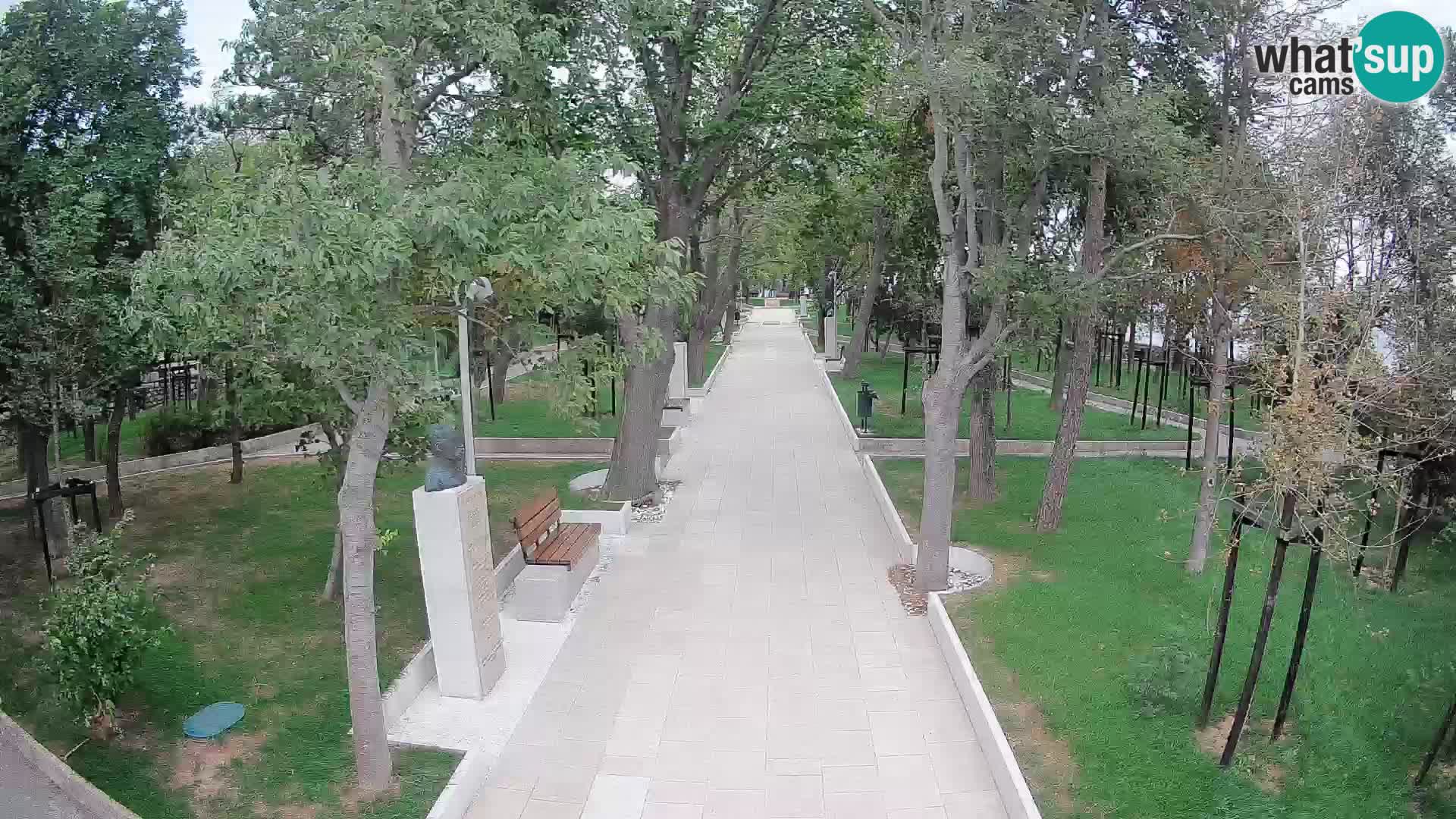 Writers’ Park Webcam Senj – Live by the Sea