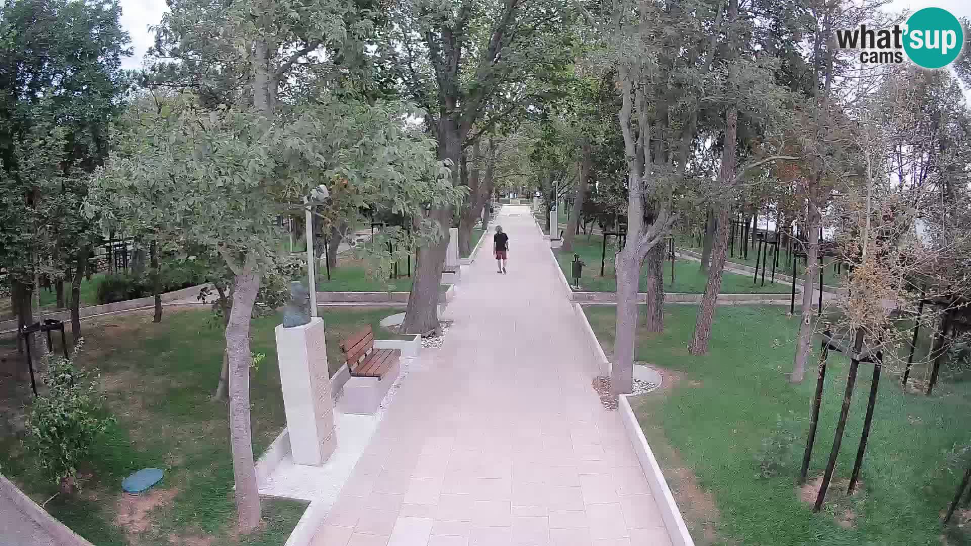 Writers’ Park Webcam Senj – Live by the Sea