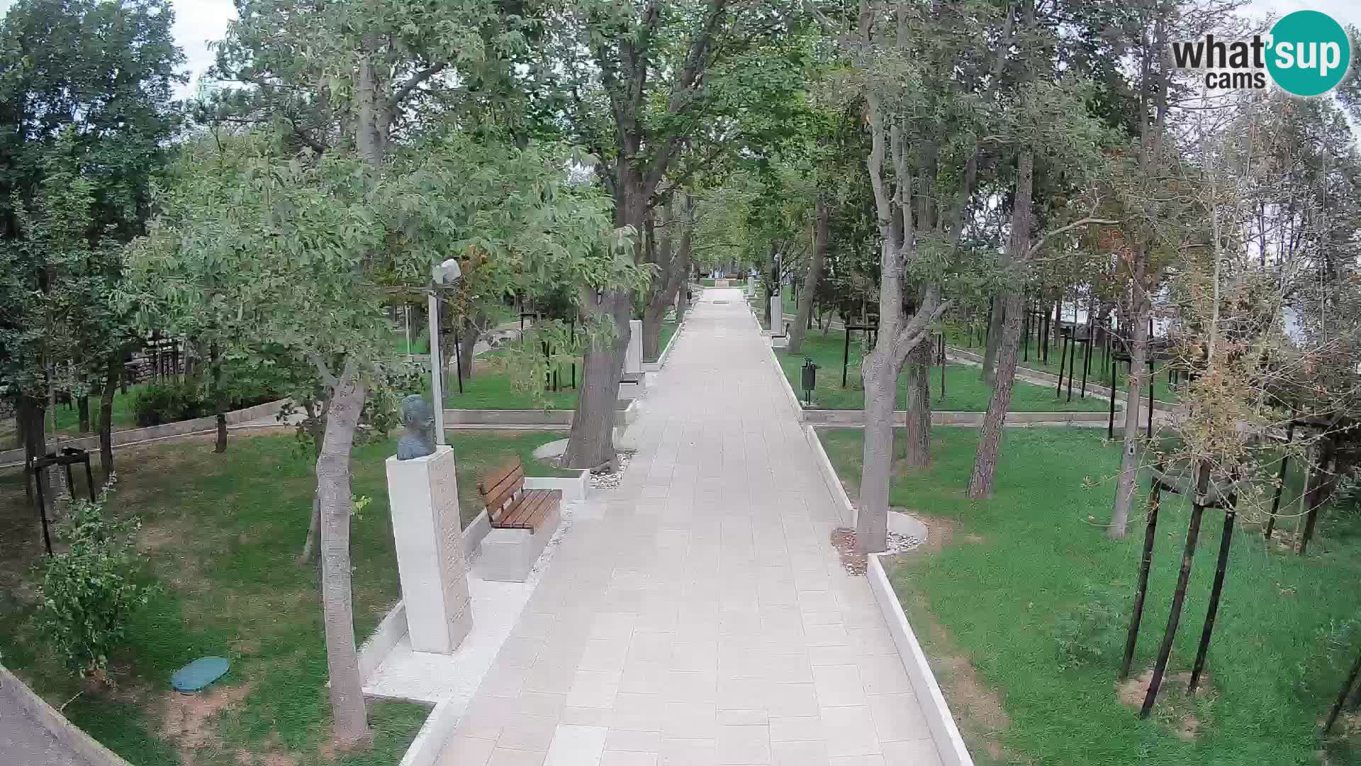 Webcam Schriftstellerpark Senj – Live am Meer