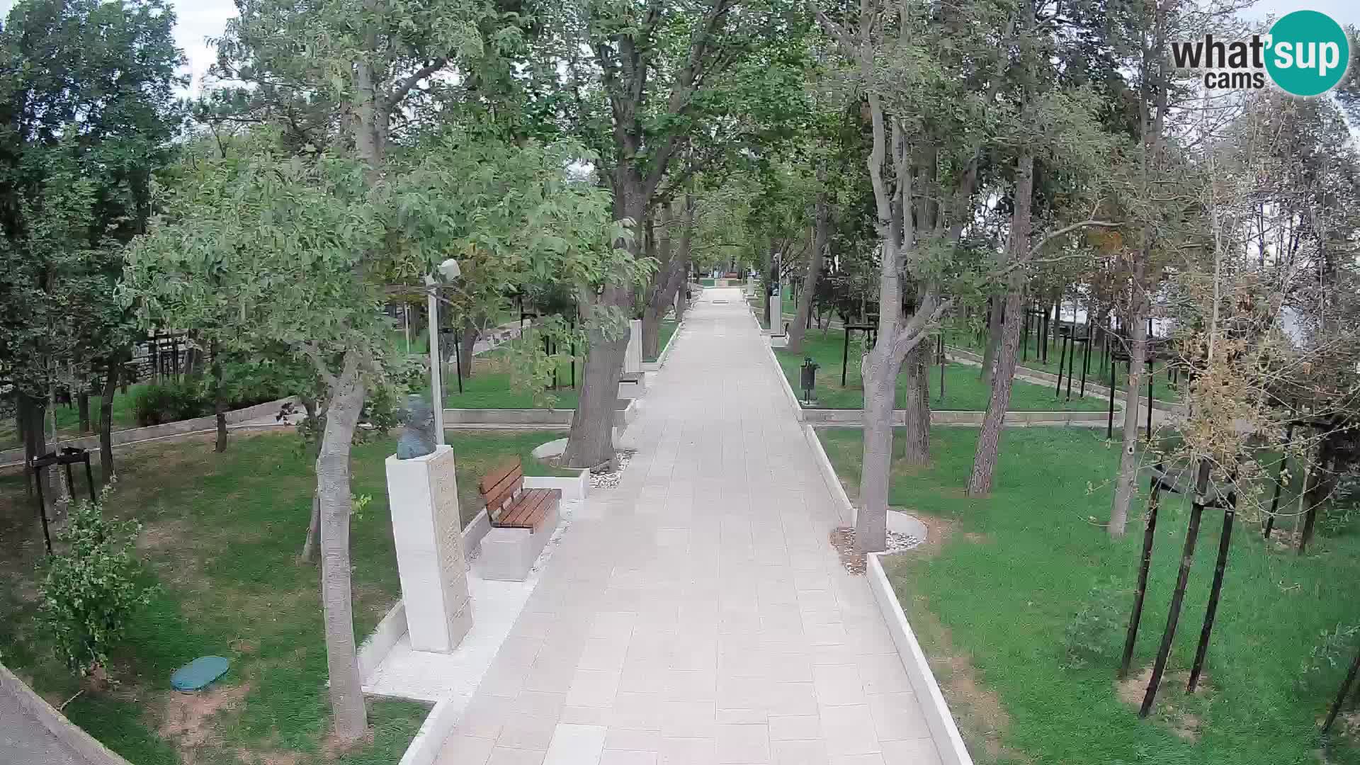 Writers’ Park Webcam Senj – Live by the Sea