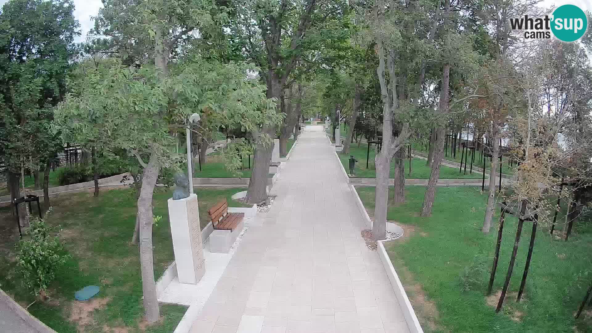 Writers’ Park Webcam Senj – Live by the Sea
