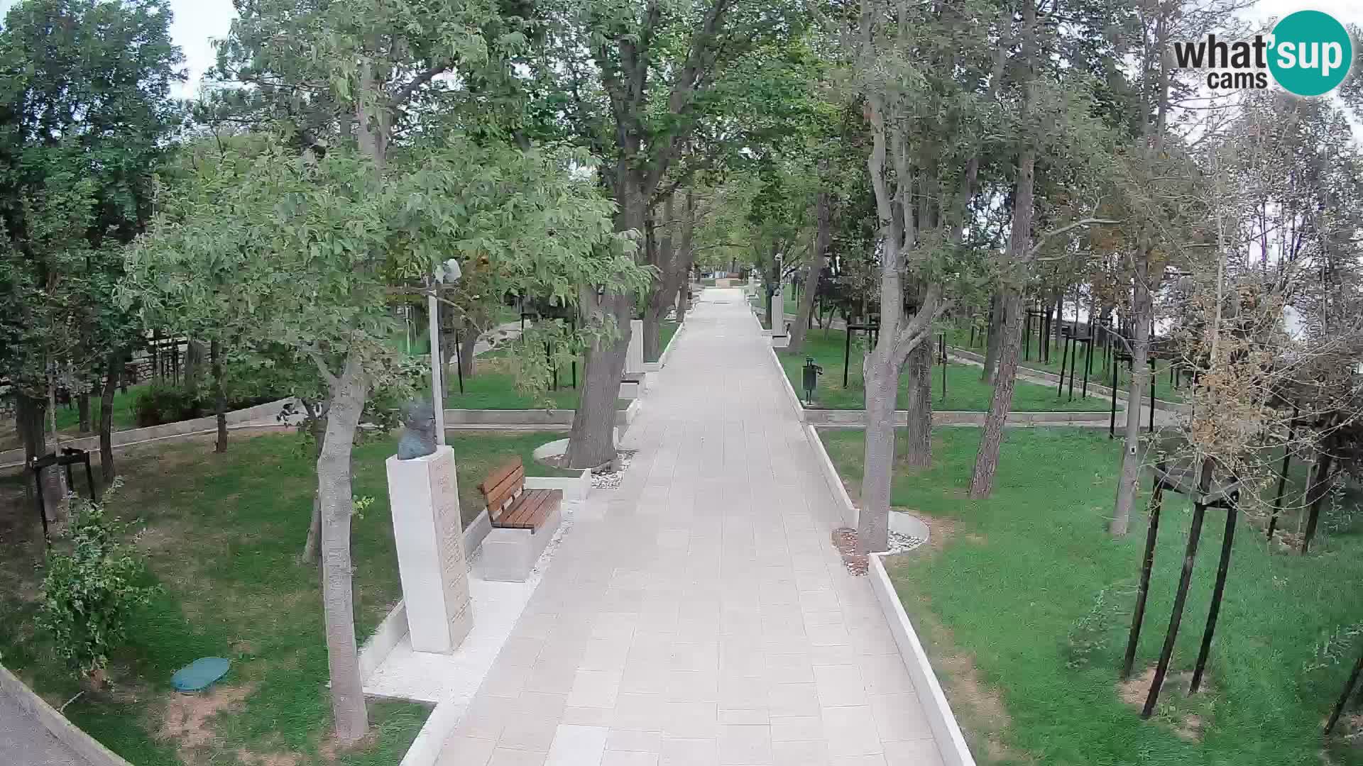 Writers’ Park Webcam Senj – Live by the Sea