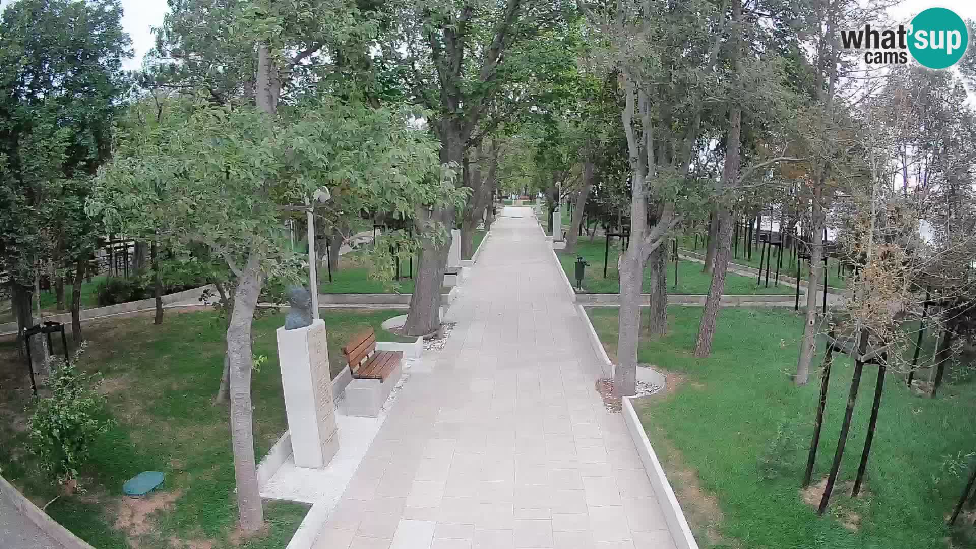 Writers’ Park Webcam Senj – Live by the Sea