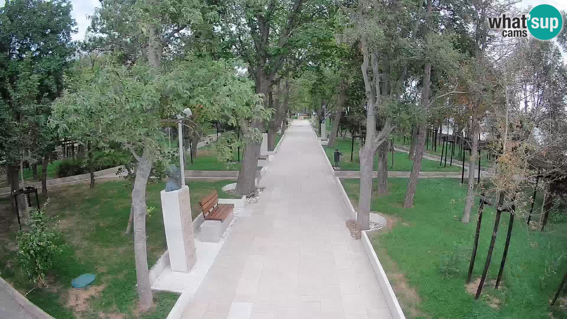 Writers’ Park Webcam Senj – Live by the Sea
