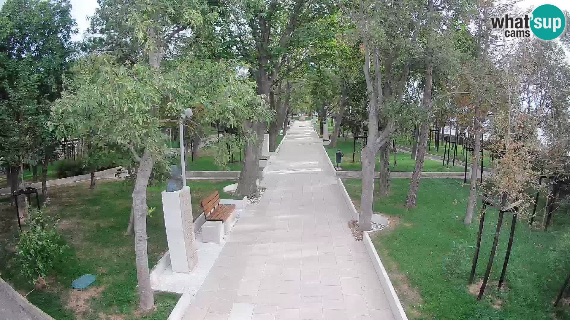 Webcam Schriftstellerpark Senj – Live am Meer