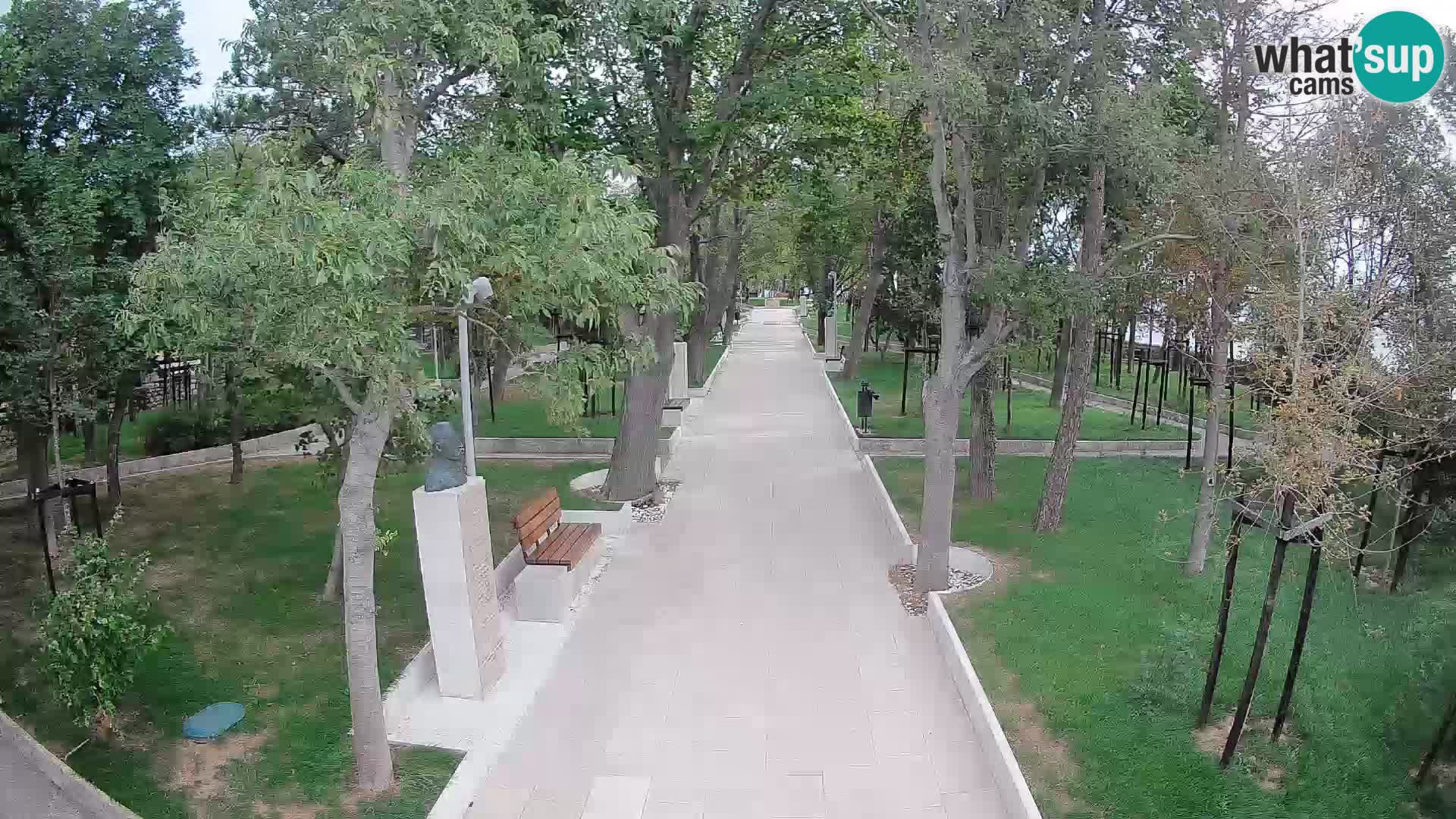 Writers’ Park Webcam Senj – Live by the Sea
