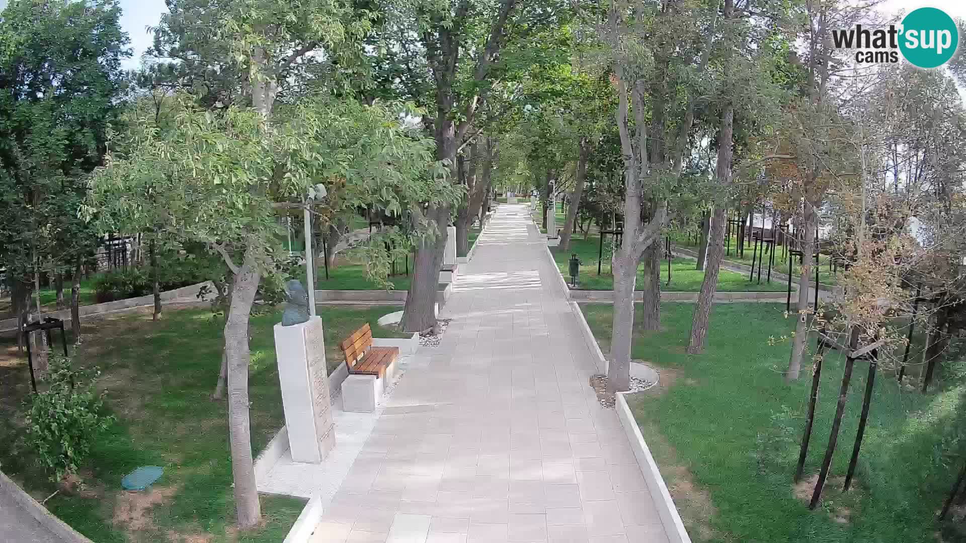 Webcam Schriftstellerpark Senj – Live am Meer