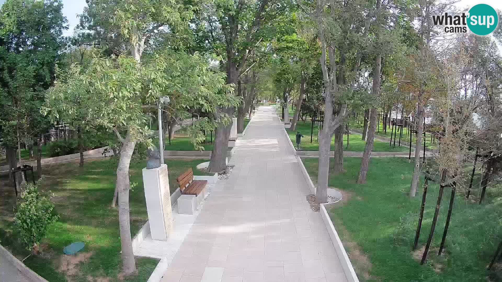 Webcam Schriftstellerpark Senj – Live am Meer