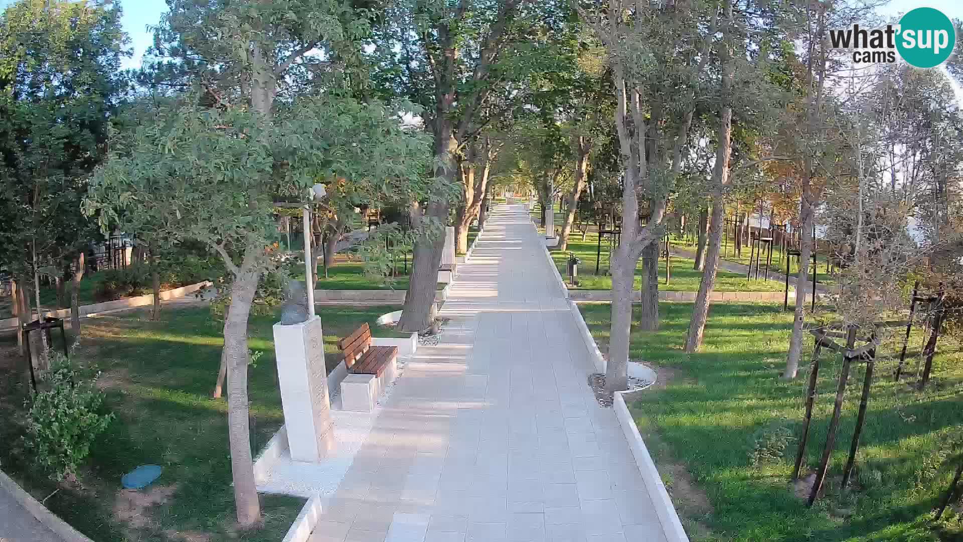 Writers’ Park Webcam Senj – Live by the Sea