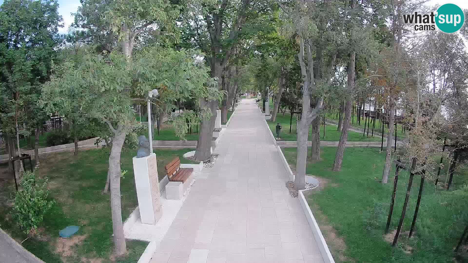Webcam Schriftstellerpark Senj – Live am Meer
